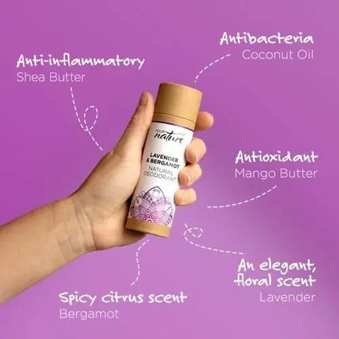 Lavender & Bergamot Natural Deodorant Stick Lavender & Bergamot Natural Deodorant Stick