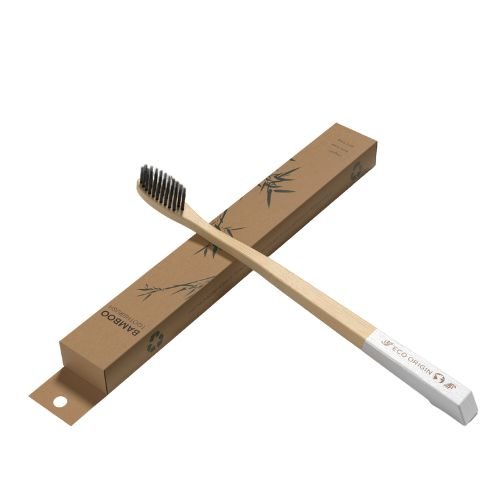 200Pack Cotton Buds + 1 Bamboo Toothbrush - Green Clean Kit - Eco Origin 200Pack Cotton Buds + 1 Bamboo Toothbrush - Green Clean Kit - Eco Origin