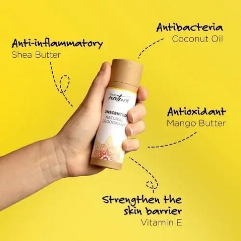 Unscented Natural Deodorant Stick Unscented Natural Deodorant Stick