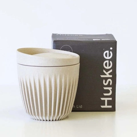Natural Huskee 6oz Cup and Lid
