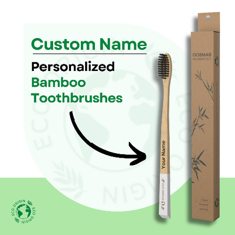 Personalized Bamboo Toothbrush - Your Smile, Your Style! - Eco Origin