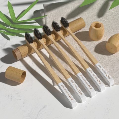 Personalized Bamboo Toothbrush - Your Smile, Your Style! - Eco Origin