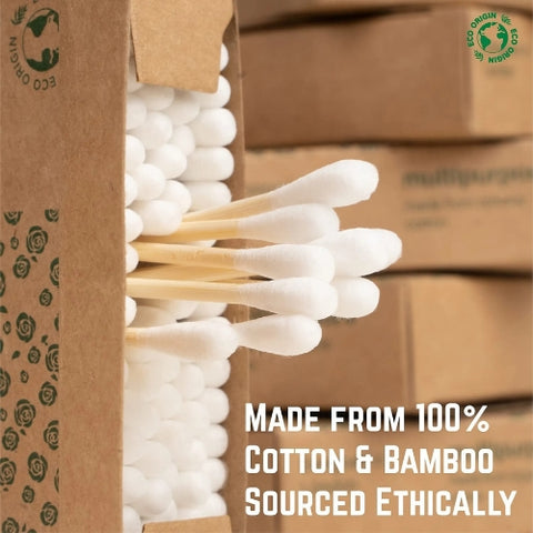 Bamboo Cotton Ear Swabs